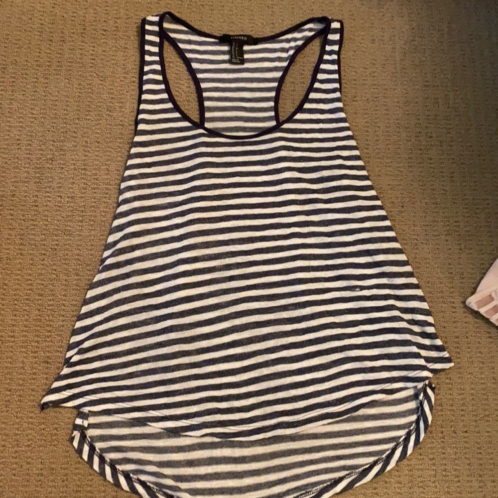 Forever 21 striped tank top